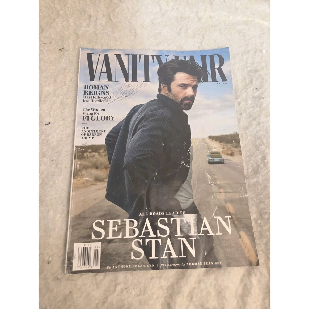 2025 MAY VANITY FAIR MAGAZINE - SEBASTIAN STAN FRONT COVER NOT MINT READ